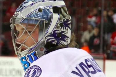 Третьей звездой дня в НХЛ стал российский голкипер «Тампы» Василевский