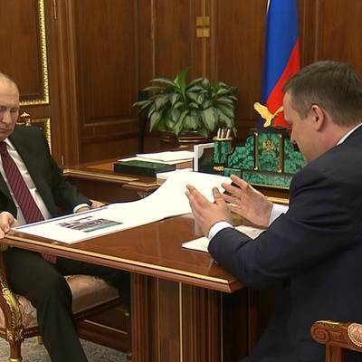 Путин встретился с губернатором Новгородской области Андреем Никитиным