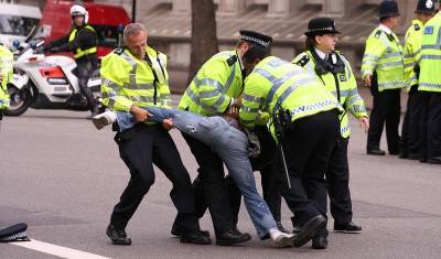 Полицейские Бристоля задержали 14 участников протестов