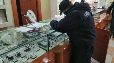 Завершено расследование дела об ограблении ювелирного магазина в Витебске