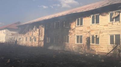 На Закарпатье произошел масштабный пожар в жилом комплексе