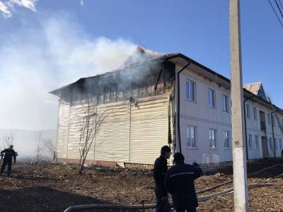 На Закарпатье горели два жилых многоквартирных дома – ГСЧС
