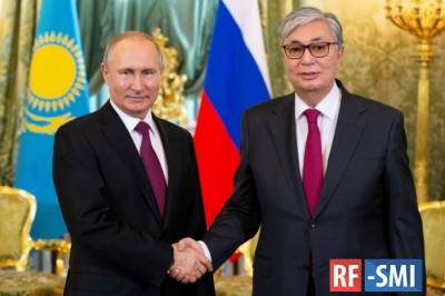 Путин и Токаев договорились усилить военное сотрудничество