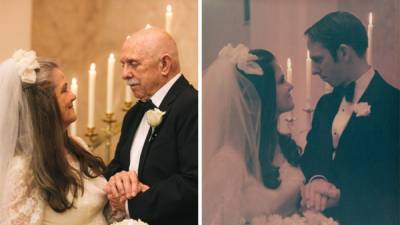 50 лет со дня свадьбы: какие поражающие кадры воссоздали влюбленные на важную для них годовщину