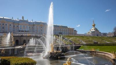 Сезон фонтанов в Петергофе начнётся в апреле