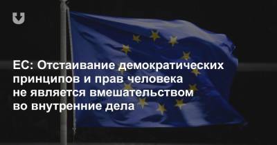 ЕС: Отстаивание демократических принципов и прав человека не является вмешательством во внутренние дела