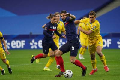 Украина в тяжелом матче вырвала ничью против Франции: видео