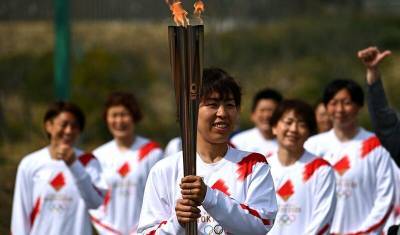 В японской Фукусиме стартовала эстафета олимпийского огня