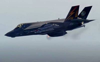 F-35 нанёс себе ущерб на 2,5 млн долларов, выстрелив из авиационной пушки