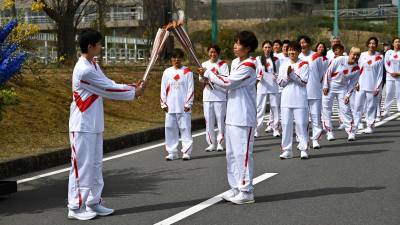 Традиционная эстафета олимпийского огня стартовала в Фукусиме