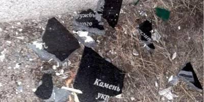 Активисты опубликовали видео уничтожения знака «дружбы» с РФ, восстановленного ОПЗЖ