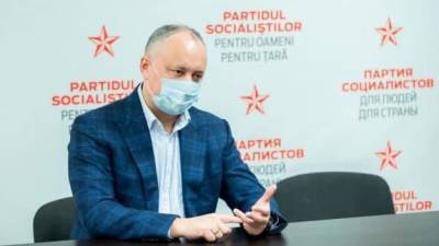 Додон: Санду лихорадит, в парламенте Молдавии не поддерживают премьера