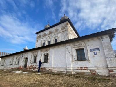 Началась проверка после обрушения третьего купола собора XVII века в Новгороде