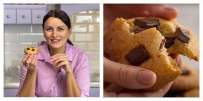 Как приготовить печенье с шоколадом Кукис - рецепт Лизы Глинской, смотреть видео - ТЕЛЕГРАФ