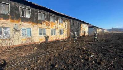 Пожар в Теребле: Нежилой жилой комплекс