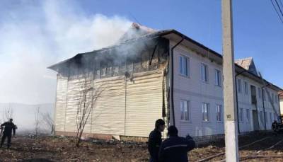 Полиция будет расследовать поджог соцгородка на Закарпатье