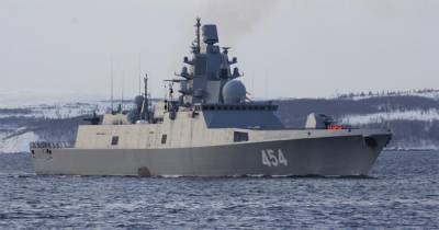 Российский фрегат "Адмирал Горшков" обстрелял ракетами Новую Землю