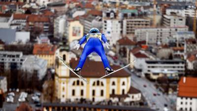 Опубликовано видео жуткого падения норвежского прыгуна с трамплина Танде