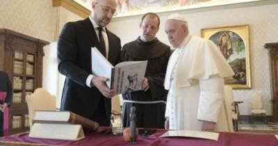 Шмыгаль встретился с Папой Римским в Ватикане: о чем говорили