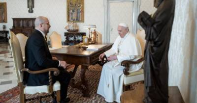 Шмыгаль в гостях у Папы Франциска: стали известны детали разговора