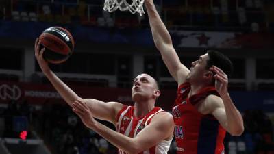Баскетболисты ЦСКА взяли верх над "Црвеной Звездой" в Евролиге