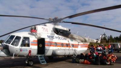 Вертолет упал во время учебного полета в Калининградской области