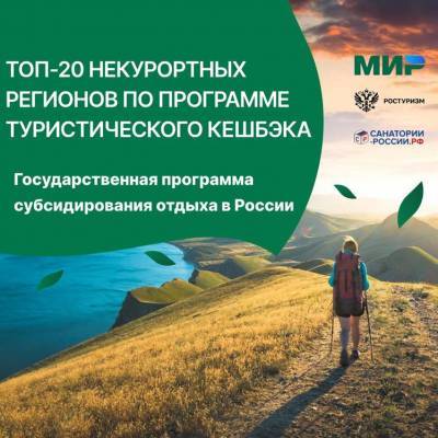 Россияне готовятся отдохнуть с туристическим кешбэком, но пока не в Ульяновской области