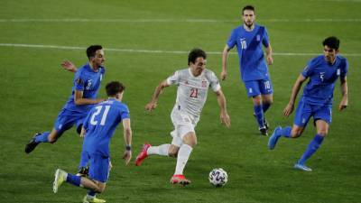 Испания не сумела победить Грецию в матче квалификации ЧМ-2022