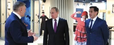 Владимир Путин посетил новое здание Детского музыкального театра в Москве