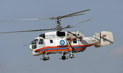 В Калининградской области во время планового полета разбился вертолет МЧС