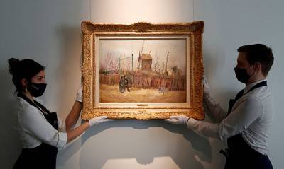 На парижском аукционе картину Ван Гога «Уличная сцена на Монмарте» продали за 13 млн евро