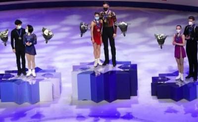 Российские фигуристы Анастасия Мишина и Александр Галлямов одержали победу на ЧМ в соревнованиях спортивных пар