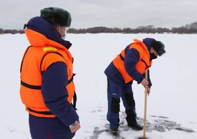 В МЧС рассказали о толщине льда на рязанских водоемах