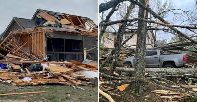 Вырванные с корнем деревья и разрушенные дома: мощный торнадо унёс жизни пяти человек в США — видео