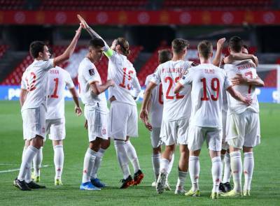 Сборная Испании продлила свою беспроигрышную серию в квалификации ЧМ-2022
