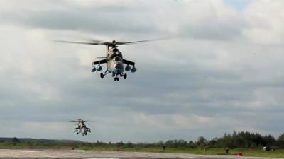Состоялся очередной этап конкурса «Авиадартс» для вертолётчиков ЗВО