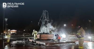 Лебедев прокомментировал инцидент со сгоревшем памятником в Заинске