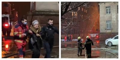 Люди оказались в ловушке: в Харькове вспыхнул сильный пожар в пятиэтажке, кадры ЧП