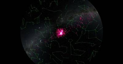 В окрестностях Млечного Пути в звездное скопление врезался сгусток темной материи