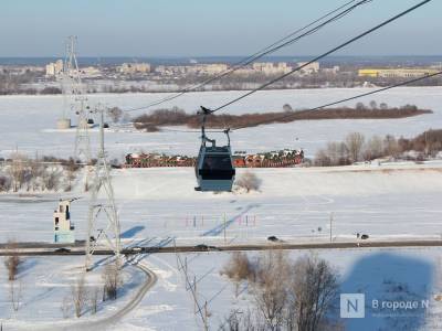 Канатная дорога в Нижнем Новгороде не будет работать 1 и 2 апреля