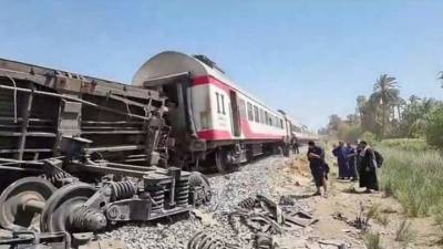 Названа причина гибельного столкновения поездов в Египте