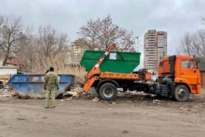 В Астрахани ликвидировали несанкционированную свалку