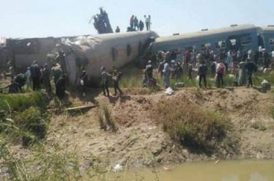 Трагедия в Египте: рельсы не поделили два поезда, погибли более 30 человек