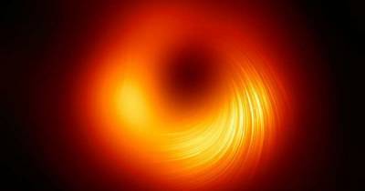 Астрономы показали изображения магнитных полей черной дыры M87