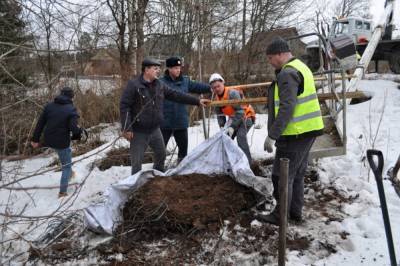 Сотрудники МЧС восстановили гнездо аистов под Петербургом
