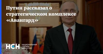 Путин рассказал о стратегическом комплексе «Авангард»