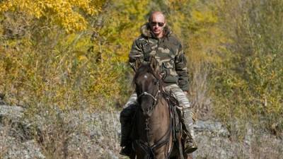 Президент РФ рассказал о кульбите во время падения с лошади