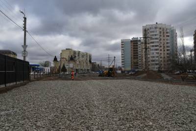 В Астрахани создают парк с футбольным поле