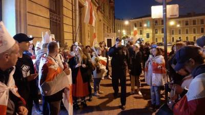 В Петербурге арестовали участника акций в поддержку белорусов