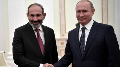Путин провел телефонные переговоры с премьер-министром Армении